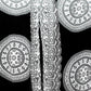 black with white dials pattern swatch