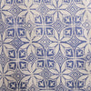 blue with white batik pattern swatch