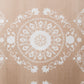 Tan with white dial pattern swatch
