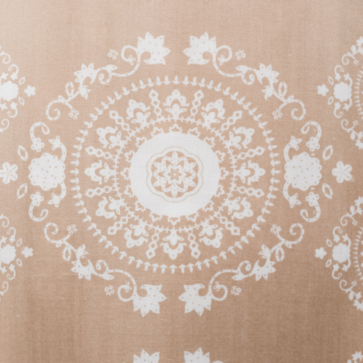 Tan with white dial pattern swatch