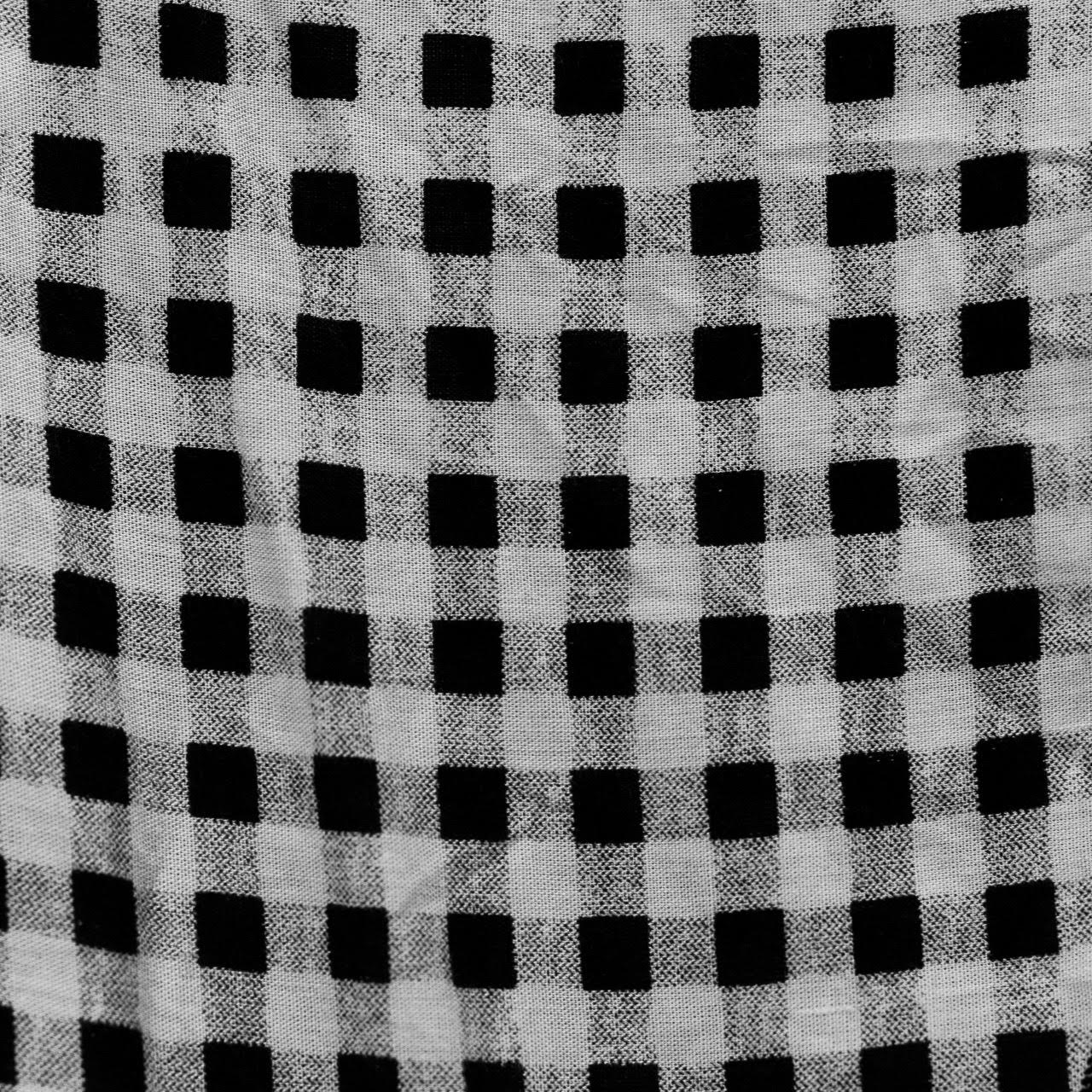 black and white checker pattern swatch