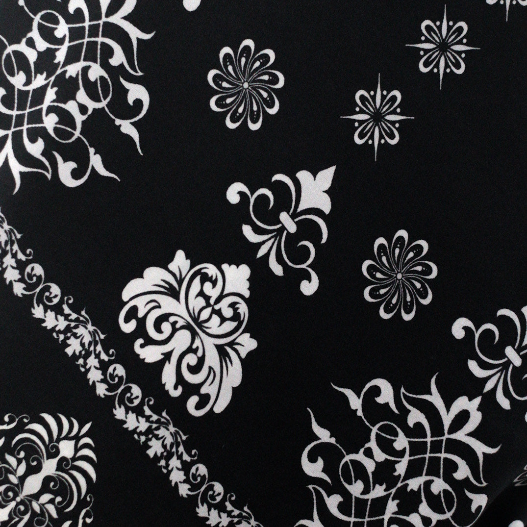 black with white pattern