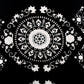 black with white dials pattern swatch