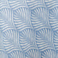 blue with white shell pattern swatch