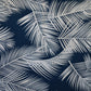 navy with white fern pattern swatch