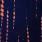 navy with tiger stripes tie dye pattern swatch