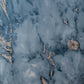 blue and white tie dye pattern swatch