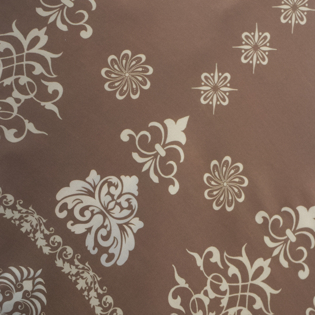 brown with cream pattern swatch