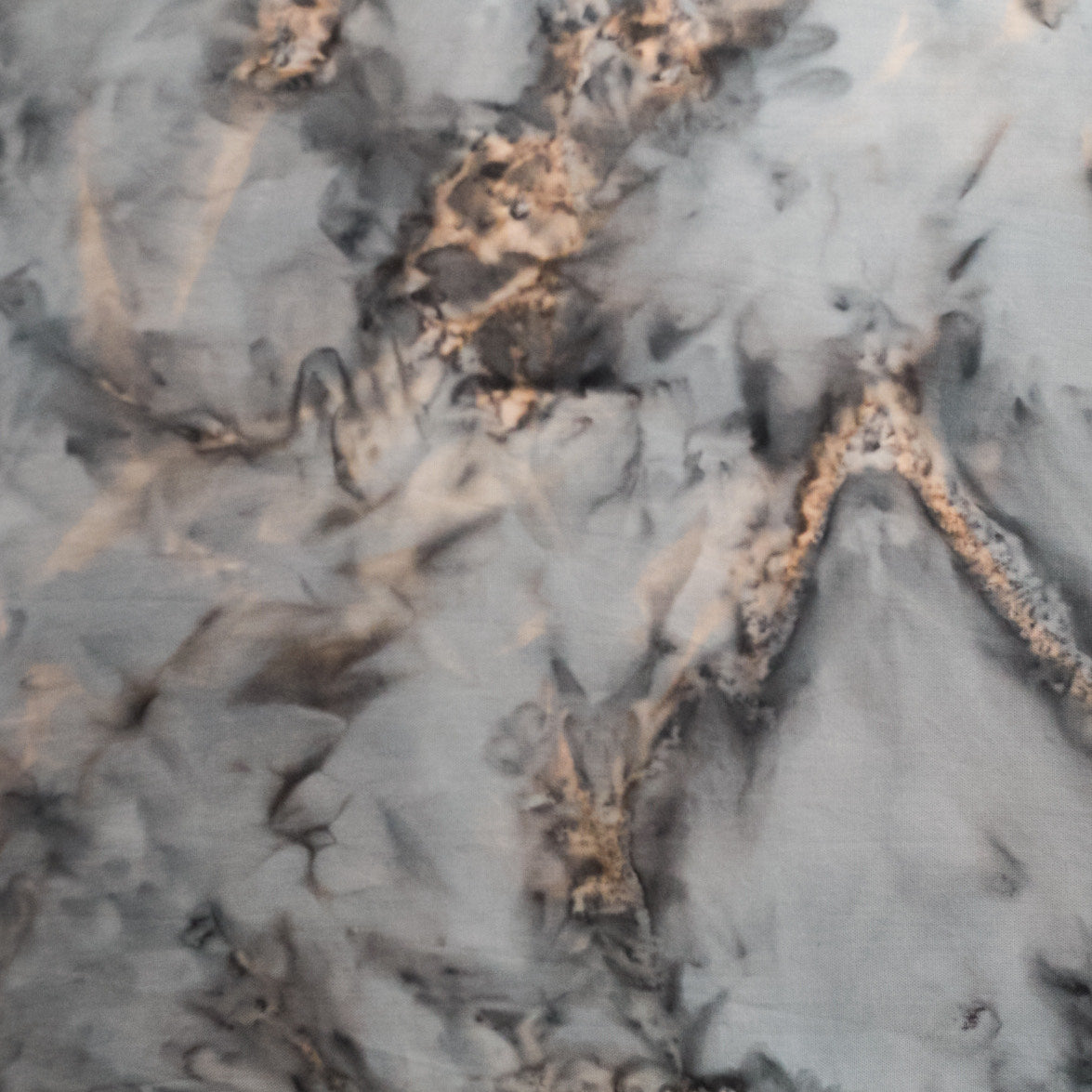 light gray with multi-colored tie dye pattern swatch