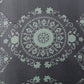 Gray with light green dials pattern swatch
