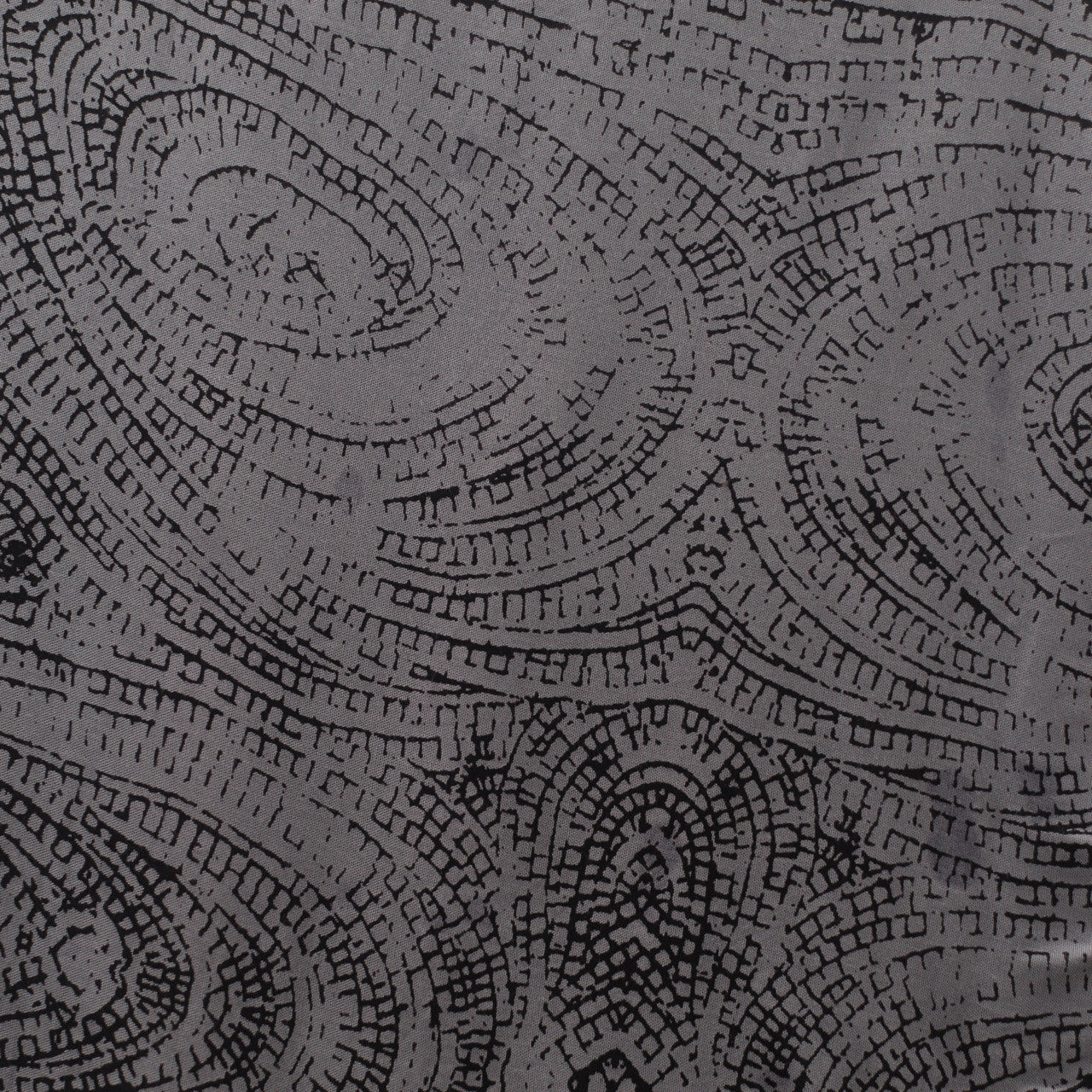 gray with black swirl pattern swatch