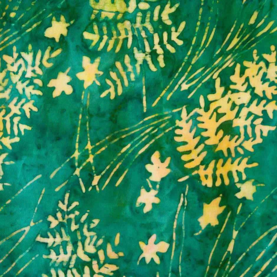 green with yellow pattern swatch