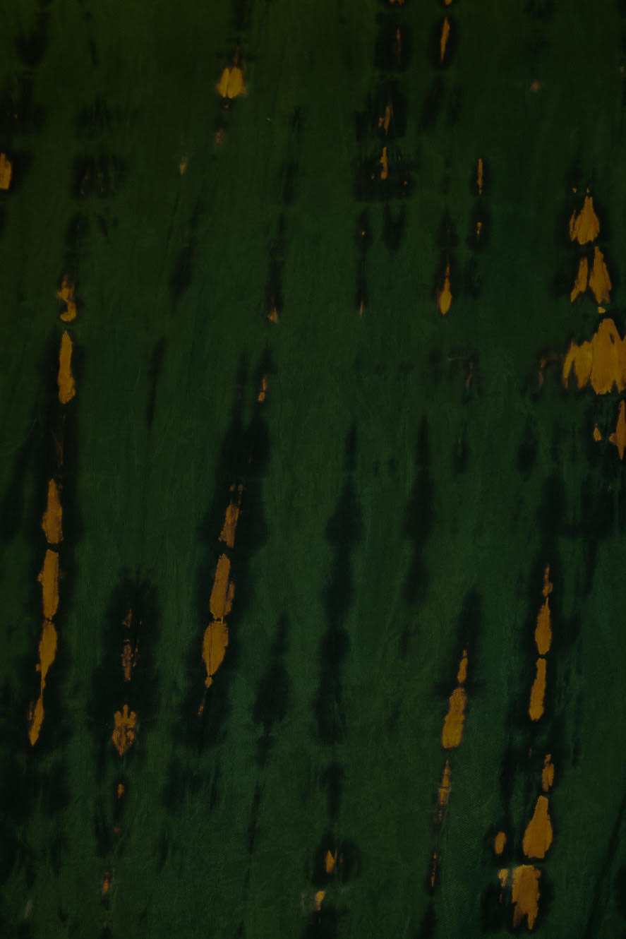 green with tiger stripes pattern swatch