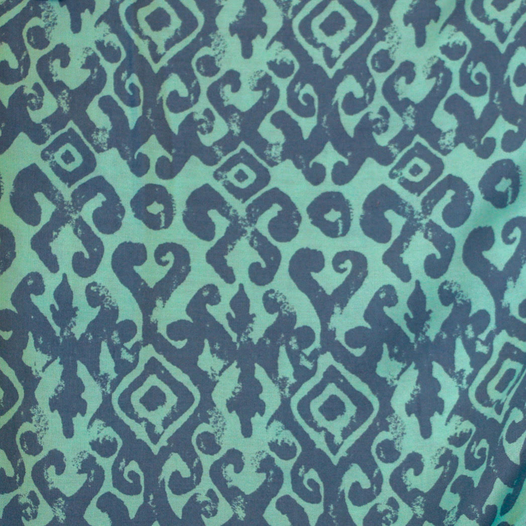 gray with green pattern swatch
