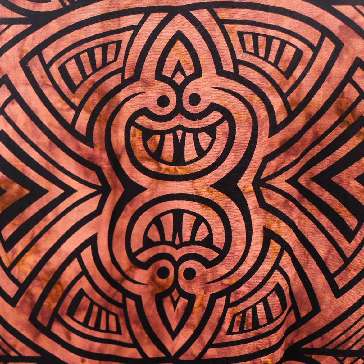 fall colored barong pattern swatch