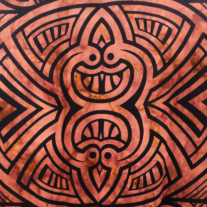 fall colored barong pattern swatch