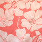 coral with white floral pattern swatch