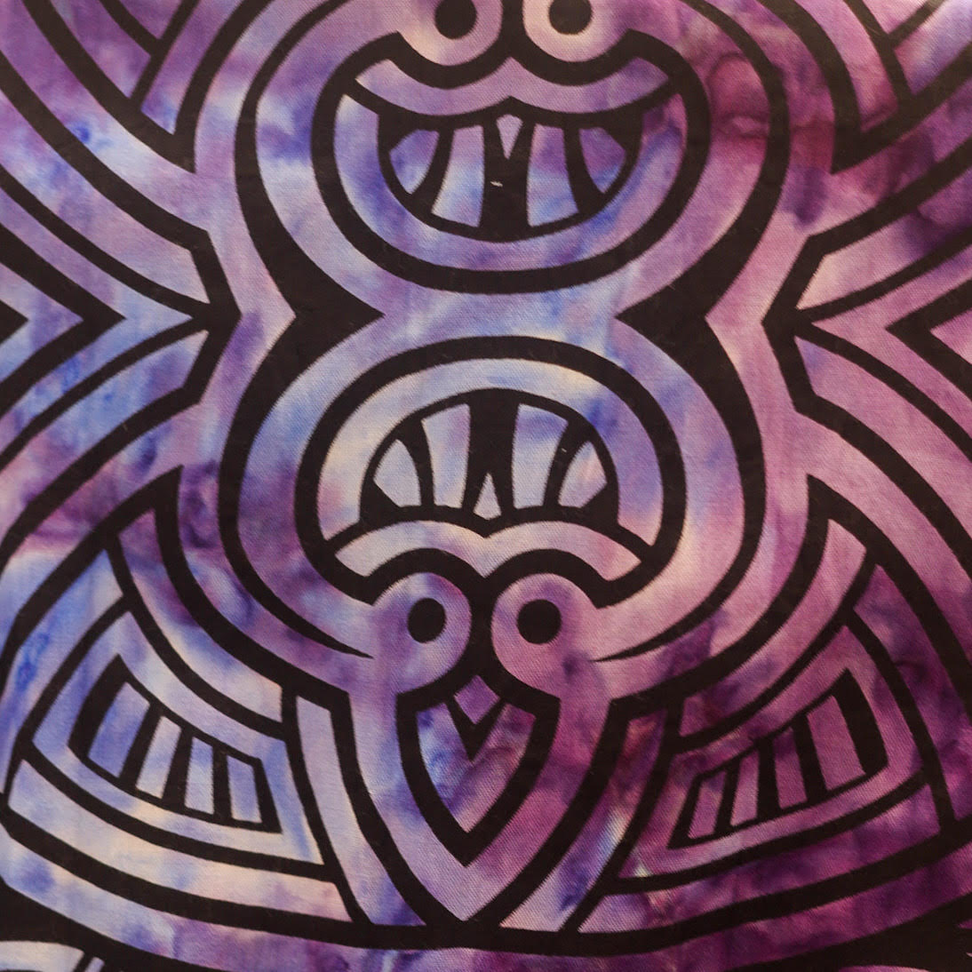 purple barong pattern swatch