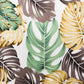 tropical palm leaves pattern swatch