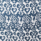 blue with white small pattern swatch