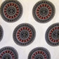 white with black dials pattern swatch