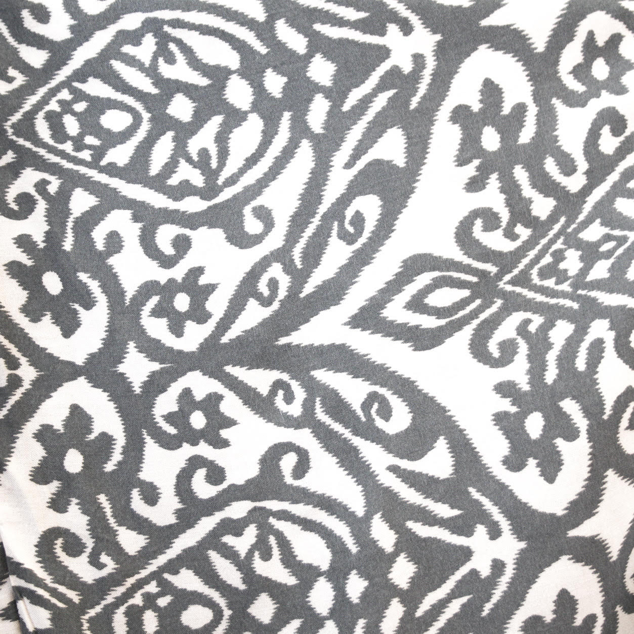 White with gray pattern swatch