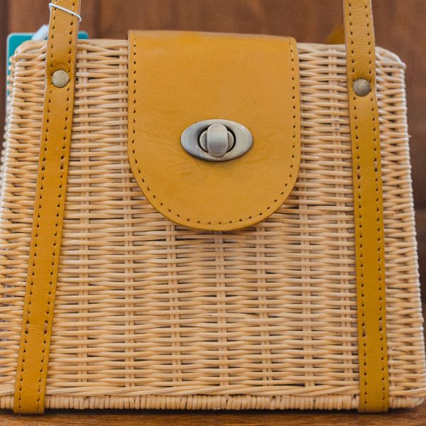 Small Handmade Rattan Bag - Image 6