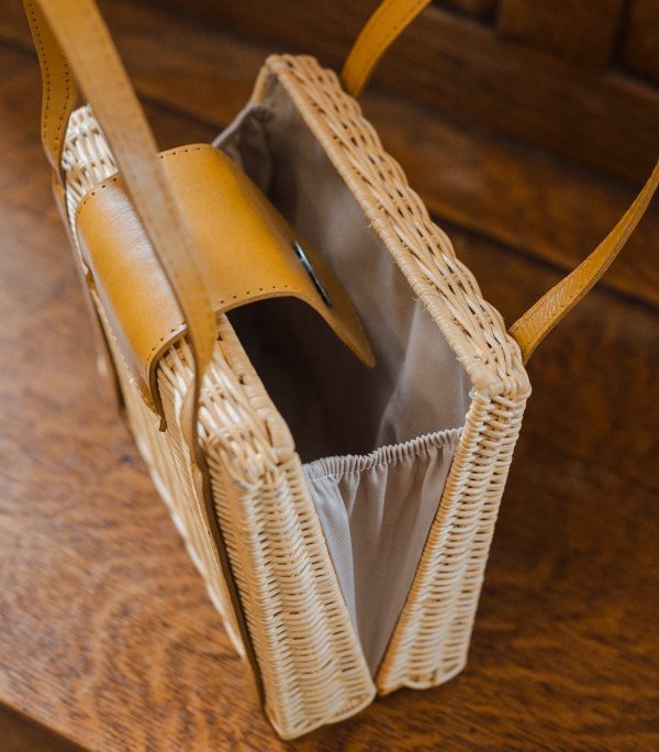 Small Handmade Rattan Bag - Image 4