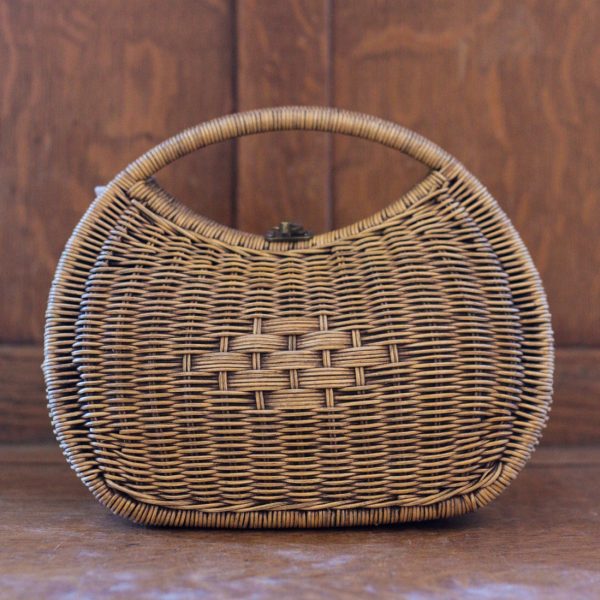 Half-Moon Handmade Rattan Bag