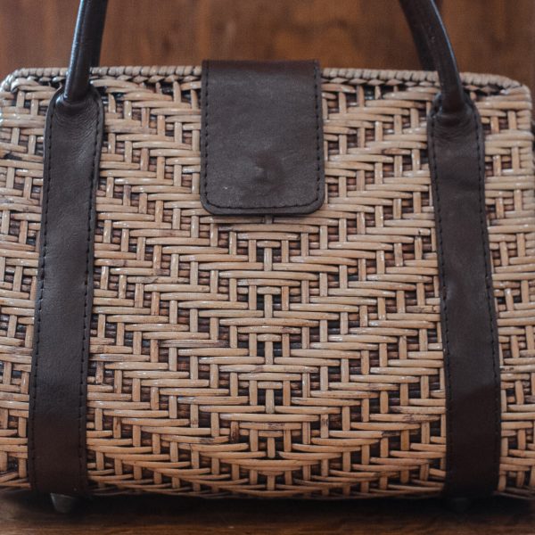 Medium Rattan Handmade Bag - Image 6