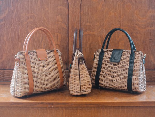 Medium Rattan Handmade Bag - Image 2