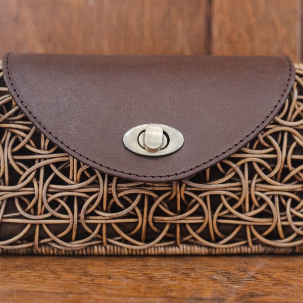 Rattan Clutch/Shoulder Purse - Image 3