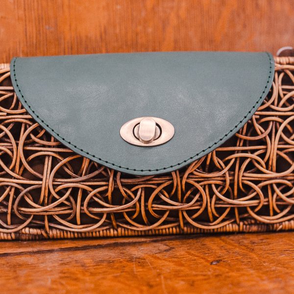 Rattan Clutch/Shoulder Purse - Image 4