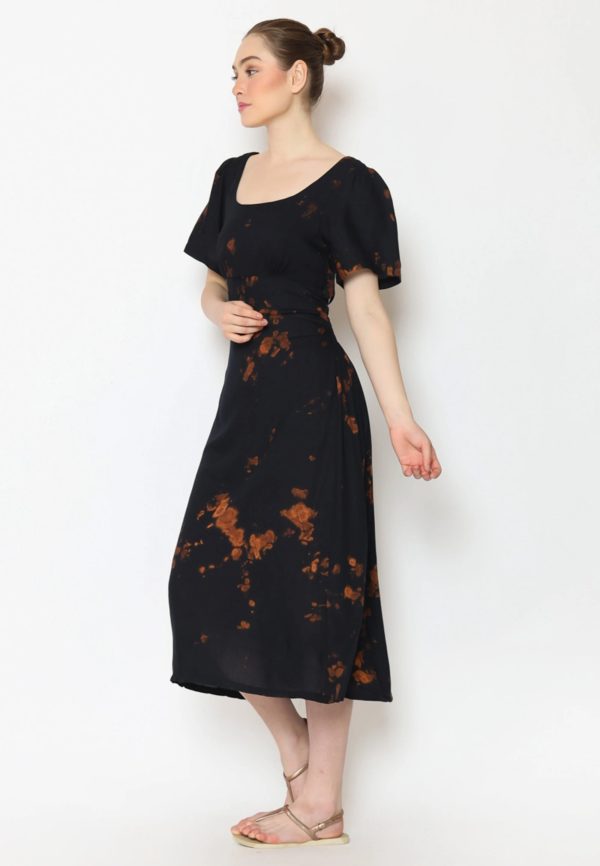 Kerchief Back Tie Dress - Image 2