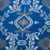 Blue With White & Gold Pattern Caftan