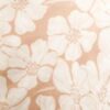 Tan With White Floral Long Jumpsuit