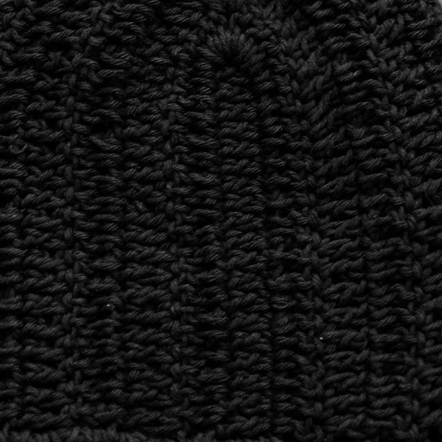Black Crochet Top With Shells
