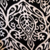 Black With White Crest Yoga Pants For Women
