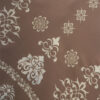 Brown With Cream Pattern Long Jumpsuit