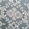 Gray With White Snowflake Pattern Caftan