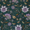 Forrest Green Floral Ruffle Skirt