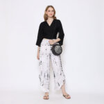 Boho Pants With Ruffle Hem
