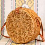 Rattan Purse Round